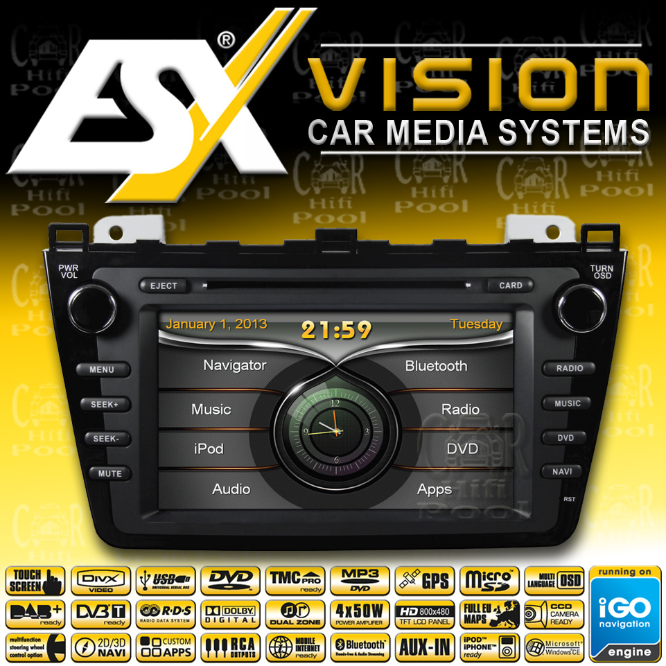 ESX VN810 MZ6 Navigationsgerät Autoradio Navi Radio