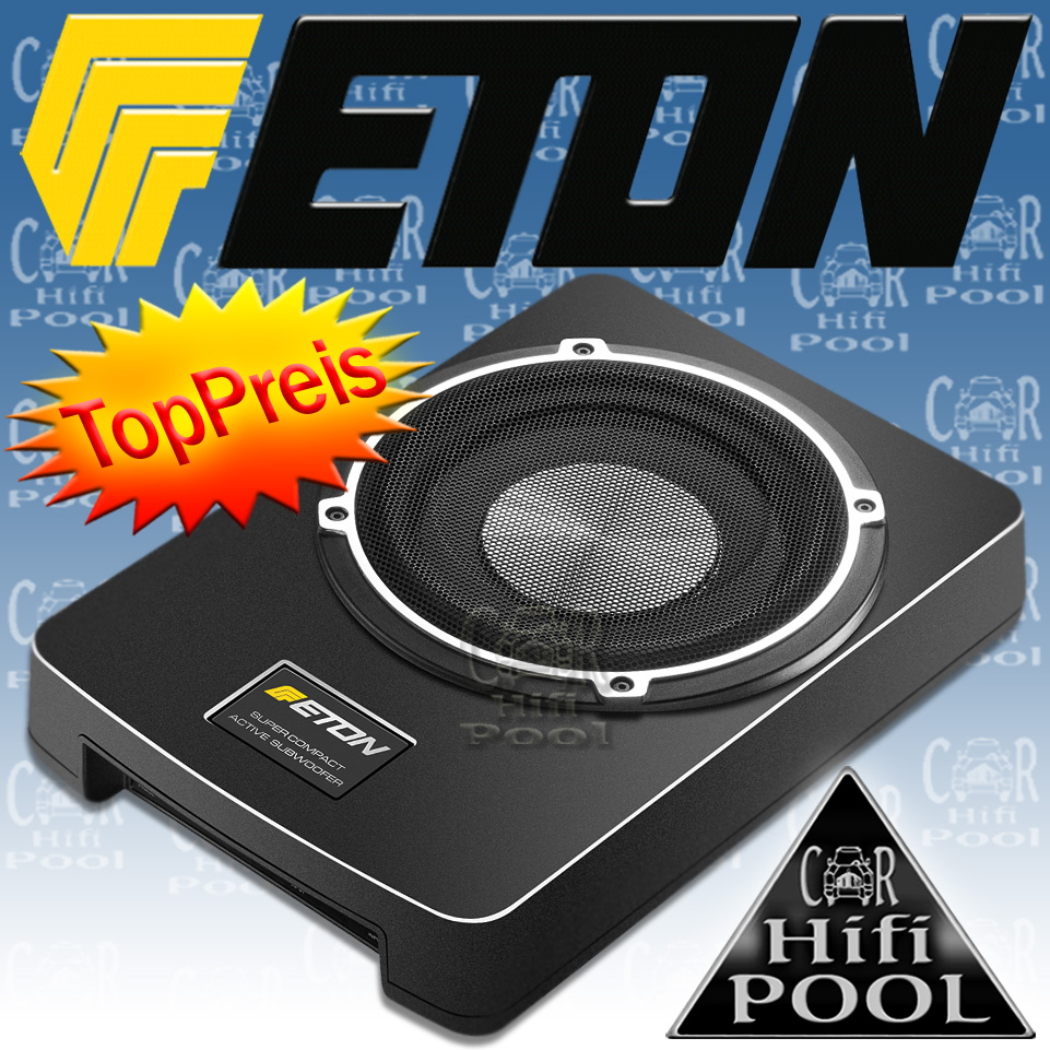 Eton USB 6AR Compacte Actieve Subwoofer - Krachtige Bas Voor Auto Of Thuis